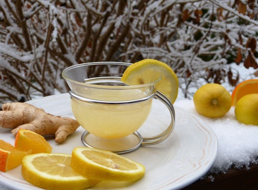 thee met citroen op basis van gember voor potentie